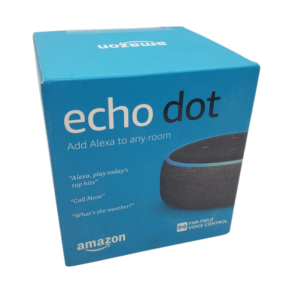 NEW Echo Dot 3rd Gen Smart Speaker Alexa Voice Control Bluetooth WiFi Amazon - Picture 1 of 6